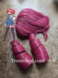 VOCALOID Kasane Teto Red Ponytails Twin Drills Cosplay Wig