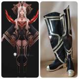 Commission League of Legends LOL Immortalized Ahri Cosplay Boots Shoes
