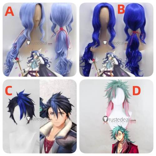 The Legend of Heroes McBurn Bleublanc Van Arkride Styled Cosplay Wig