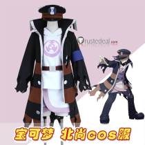 Pokemon Legends Arceus Subway Boss Ingo Nobori Cosplay Costume 2