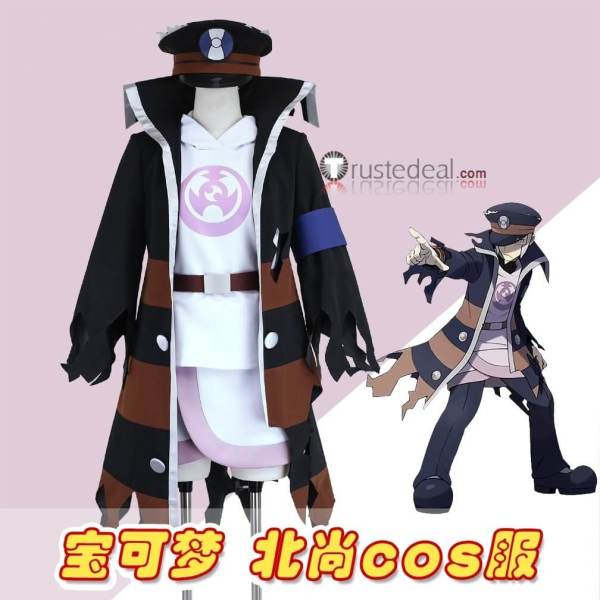 Pokemon Legends Arceus Subway Boss Ingo Nobori Cosplay Costume 2