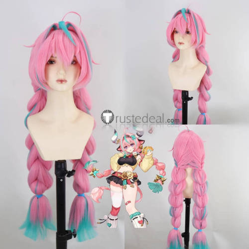 Genshin Impact Varesa Pink Styled Cosplay Wig