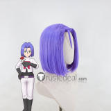 Pokemon Team Rocket James Jessie Pink Purple Blue Styled Cosplay Wig