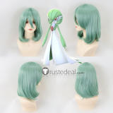 Pokemon Scarlet and Violet Gym Leader Brassius Ortega Gallade Gardevoir Gijinka Pink Green Styled Cosplay Wig