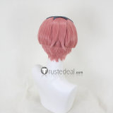 Pokemon Scarlet and Violet Gym Leader Brassius Ortega Gallade Gardevoir Gijinka Pink Green Styled Cosplay Wig