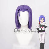Pokemon Team Rocket James Jessie Pink Purple Blue Styled Cosplay Wig