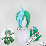 Pokemon Scarlet and Violet Gym Leader Brassius Ortega Gallade Gardevoir Gijinka Pink Green Styled Cosplay Wig