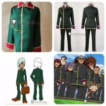 Inazuma Eleven Teikoku Gakuen Uniform Green Black Cosplay Costume