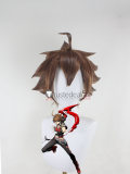 BLAZBLUE Kokonoe Mercury Es Mitsurugi Naoto Kurogane Brown Blonde Pink Styled Cosplay Wig