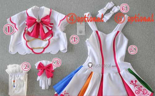 Love Live SIFAC Arcade game 4 Umi Nico Eli Maki Tojo Kotori Rin Honoka Hanayo Nine Star Venus Cosplay Costume