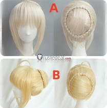 Fate Stay Night Saber Blonde Cosplay Wig