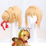 Fate Stay Night FGO Black Saber Alter Pale Blonde Gray Cosplay Wig