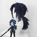 Library Of Ruina Gebura Kali Chesed Blue Red Styled Cosplay Wig