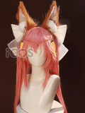 iCOS Fate Grand Order FGO Tamamo no Mae Amaterasu Golden White Face Cosplay Costume