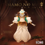 iCOS Fate Grand Order FGO Tamamo no Mae Amaterasu Golden White Face Cosplay Costume