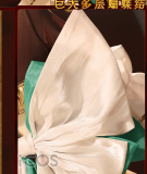 iCOS Fate Grand Order FGO Tamamo no Mae Amaterasu Golden White Face Cosplay Costume