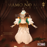 iCOS Fate Grand Order FGO Tamamo no Mae Amaterasu Golden White Face Cosplay Costume