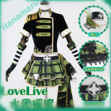 Love Live Sunshine Aqours Punk Rock Awakening Yoshiko Ruby Chika Dia Riko Kanan Mari You Hanamaru Cosplay Costume