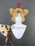 Naruto Shikamaru Temari Nara Black Blonde Styled Cosplay Wig