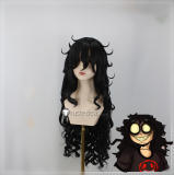 JOHN DOE Game John Doe Styled Black Curly Cosplay Wig