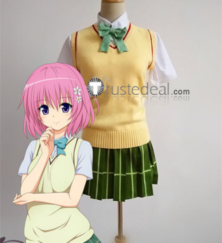 To LOVE Ru Darkness Momo Belia Deviluke School Uniform Cosplay Costume