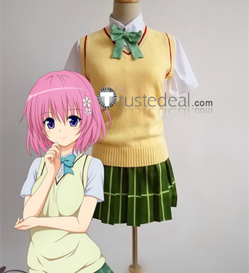 To LOVE Ru Darkness Momo Belia Deviluke School Uniform Cosplay Costume
