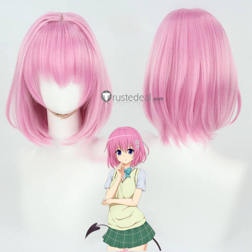 To LOVE Ru Darkness Momo Belia Deviluke Pink Cosplay Wig