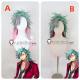 The Legend of Heroes McBurn Green Blue Pink Styled Cosplay Wig