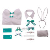 Vocaloid Hatsune Miku Rurudo Bunny Suit Black White Cosplay Costume
