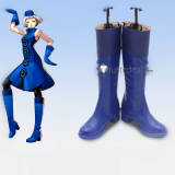 Persona 5 Strikers Dancing Star Night Ann Takamaki Sophia Elizabeth Blue Black Red Cosplay Shoes Boots