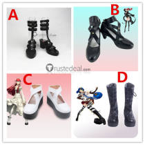 Persona 5 Tae Takemi Persona 4 Golden Marie Kasumi Sumire Yoshizawa Chidori Yoshino White Black Cosplay Shoes