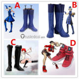 Persona 5 Strikers Dancing Star Night Ann Takamaki Sophia Elizabeth Blue Black Red Cosplay Shoes Boots