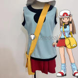Pokemon Green Leaf Blue Cosplay Costume Bag Hat 2