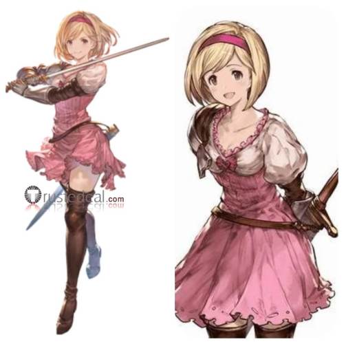 Commission Granblue Fantasy Djeeta Pink Cosplay Costume