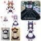 Nekopara Chocola Vanilla Shigure Azuki Maple Cinnamon Coconut Black White Maid Cosplay Costumes