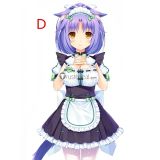 Nekopara Chocola Vanilla Shigure Azuki Maple Cinnamon Coconut Black White Maid Cosplay Costumes