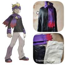 Pokemon Gym Leader Morty Cosplay Costume