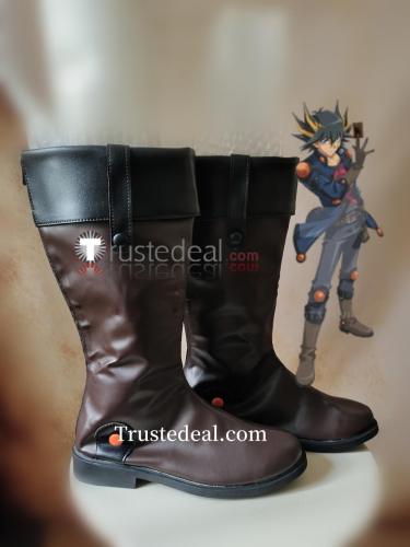 Yu-Gi-Oh YuGiOh 5DS Yusei Fudo Cosplay Shoes Boots 1
