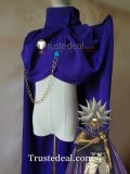 Yu-Gi-Oh YuGiOh Marik Ishtar White Black Purple Cape Cosplay Costume