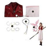 Final Fantasy VII Remake Aerith Gainsborough Zack Fair Cosplay Costume