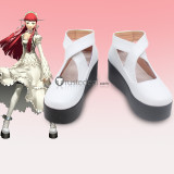 Shin Megami Tensei Persona 3 P3 Chidori Yoshino White Gothic Lolita Dress Cosplay Costume 2