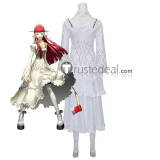 Shin Megami Tensei Persona 3 P3 Chidori Yoshino White Gothic Lolita Dress Cosplay Costume 1