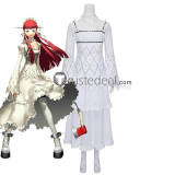 Shin Megami Tensei Persona 3 P3 Chidori Yoshino White Gothic Lolita Dress Cosplay Costume 1