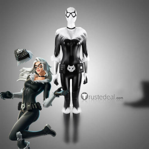 Fortnite Black Cat Black Bodysuit Cosplay Costume