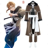 Mushoku Tensei Isekai Ittara Honki Dasu Jobless Reincarnation Rudeus Greyrat Brown Cosplay Costume