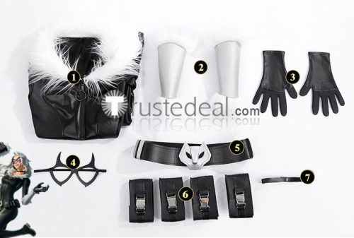 Fortnite Black Cat Black Bodysuit Cosplay Costume