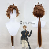 Mushoku Tensei Isekai Ittara Honki Dasu Jobless Reincarnation Rudeus Greyrat Paul Greyrat Aisha Greyrat Brown Red Styled Cosplay Wig