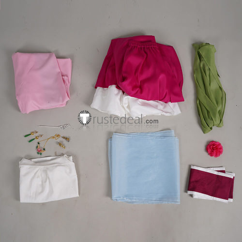 Kusuriya no Hitorigoto The Apothecary Diaries Maomao Psychic Princess Tong Ling Fei Qian Yunxi Pink Hanfu Dress Cosplay Costume