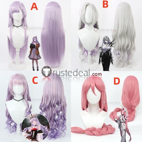 Path to Nowhere Hella Queen of Hearts Dreya Anne Long Purple Red Cosplay Wig
