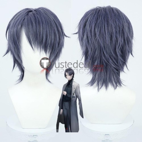 Path to Nowhere Male Chief Female Chief Shepherd 13 Grayish Blue Cosplay Wig